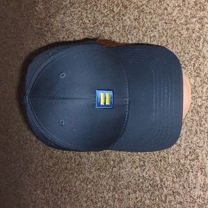 Big X Equality Logo Embroidered Navy Blue Strap-on Hat OS